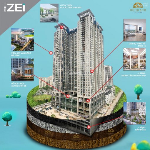 Căn hộ Penthouse dự án chung cư cao cấp The Zei