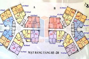 Chuyển công tác bán căn hộ 3PN chung cư CT1 Yên Nghĩa, Hà Đông, DT 114m2, giá 13tr, LH 0961 000 870