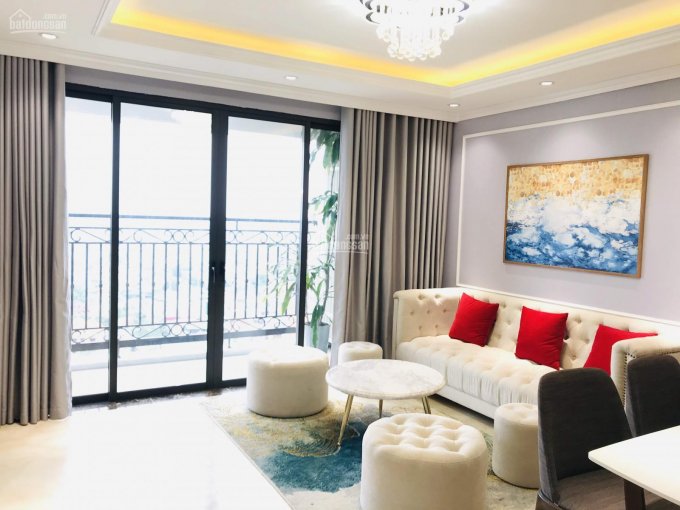 Cho thuê căn hộ Aqua Central 44 Yên Phụ 120m2 3 ngủ full đồ giá 25 triệu/tháng LH 0969866063