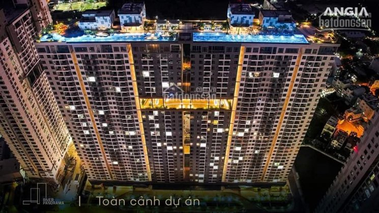 Chính chủ cho thuê căn River Panorama, 65m2, 2PN, 2WC, view Q1, giá chỉ 8.5 tr