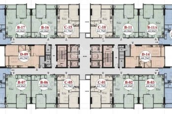 (A Thiện 0916419028), bán chung cư Thăng Long Capital tầng 1803. DT: 70m2, giá 1,45 tỷ bán gấp