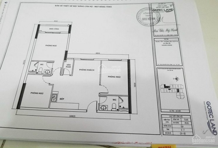 Cần Bán Gấp Căn Hộ 72.65 m2 SAiGON ASIANA - 336/20 Nguyễn văn Luông , Q6. 8/2021 này nhận nhà. 