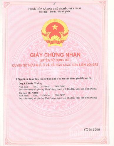 Chỉ 2.9 tỷ chính chủ bán nhà, ngay trung tâm TP. Thủ Dầu Một