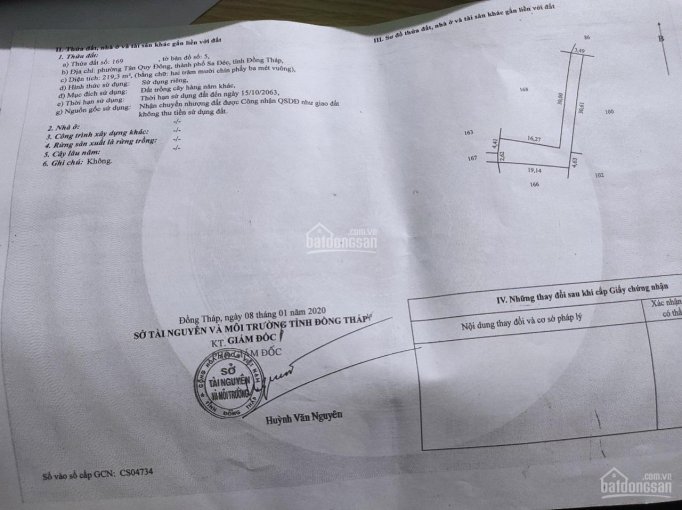 Đất thổ cư và nhà khu Làng Hoa, Sa Đéc