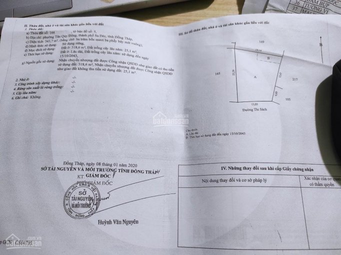 Đất thổ cư và nhà khu Làng Hoa, Sa Đéc