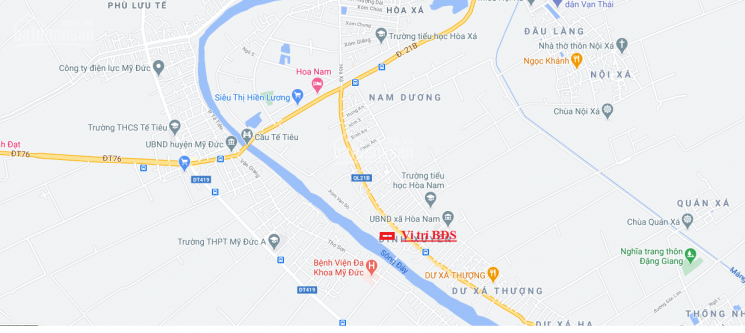 Chào bán thửa đất số 574, tờ bản đồ số 05 tại địa chỉ xã Hòa Nam, huyện Ứng Hòa, TP Hà Nội
