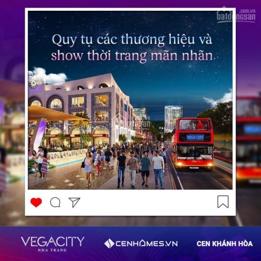 Mở bán 32 căn shophouse sát biển trung tâm siêu dự án Vega City Nha Trang vừa ở và kinh doanh 24/7