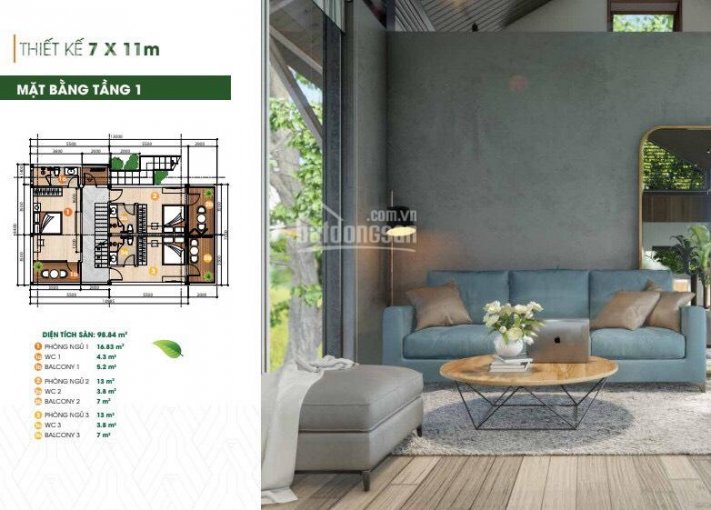 Biệt thự vườn 4.0 nơi định cư hay nghỉ dưỡng dài hạn đầu tiên B'Lá, Lâm Đồng, 6 tr/m2. 0898753198