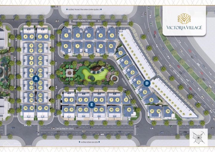 Bán biệt thự Victoria Village, giá tốt nhất dự án chỉ 22.5 tỷ