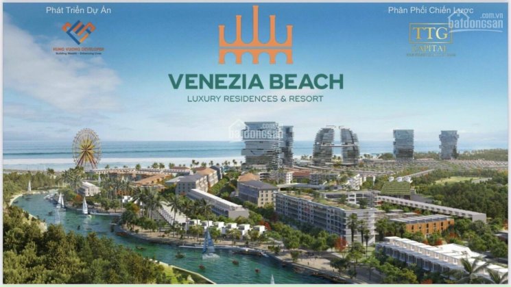 Bán shophouse mặt tiền biển dự án Venezia Beach Bình Châu