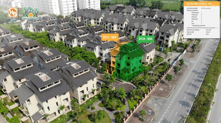 Shophouse 100m2 - nhìn ra công viên, trường học đường 20.5m