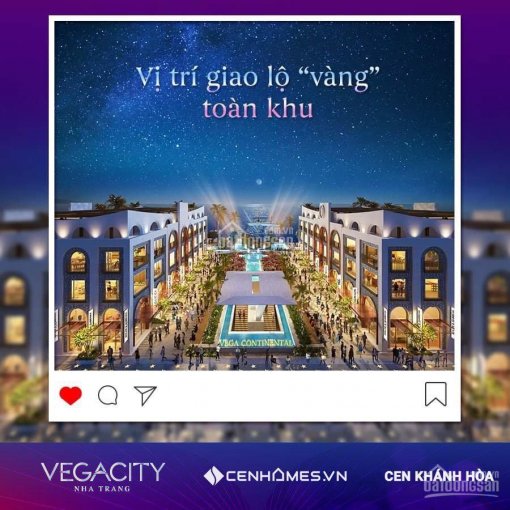 Mở bán 32 căn shophouse sát biển trung tâm siêu dự án Vega City Nha Trang vừa ở và kinh doanh 24/7