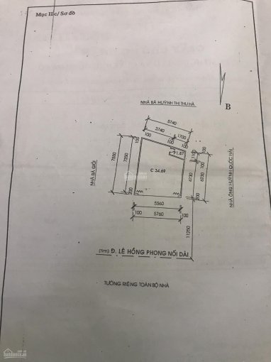 Chính chủ bán nhà mặt tiền 13m đường Tô Hiệu cách biển 50m