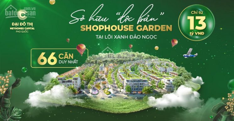 Bán án đại đô thị Meyhomes Phú Quốc đã có sổ, ngân hàng hỗ trợ 70%, đất sở hữu vĩnh viễn