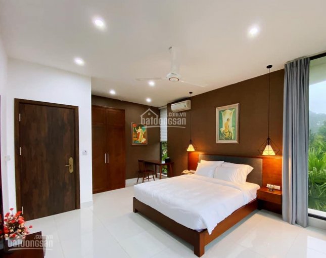 Bán căn BT nghỉ dưỡng đẹp nhất Lâm Sơn Hòa Bình, 400m2, full NT, SĐCC, view hồ, lô góc, bãi cỏ rộng