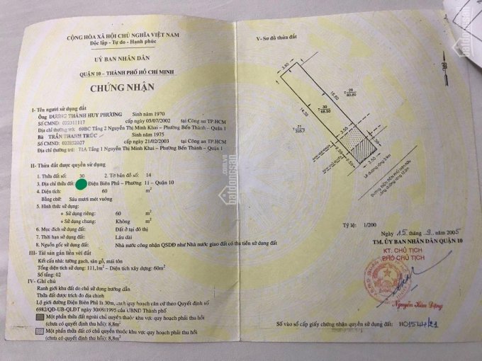 Cần bán nhà mặt tiền đường Điện Biên Phủ, quận 10, giá 18.8 tỷ