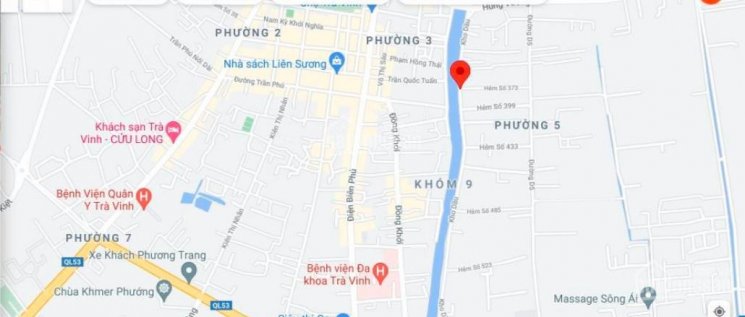 Nhà mặt tiền 84 Kho Dầu, phường 5, Trà Vinh, 120m2, 7,5x16, 120m2, giá TL