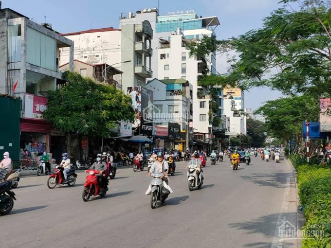 Bán mặt phố Đại Cồ Việt, vỉa hè 4m, KD đỉnh, góc 3 mặt, 84m2, 2 tầng, mặt tiền 5.2m. Giá 27.5 tỷ