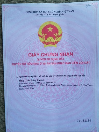 Chính chủ cần bán lô đất Hồ Kênh Hạ, Phước Đồng, TP. Nha Trang