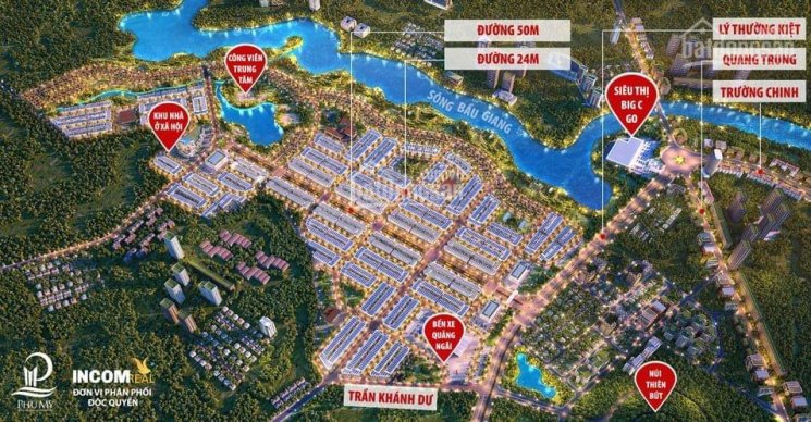 Đất nền Khu đô thị Phú Mỹ Quảng Ngãi, đã có sổ, chiết khấu 3%