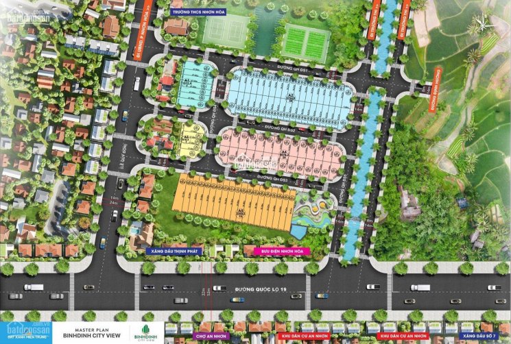 Giá rẻ sập hầm mùa covid - đất đã có sổ đỏ - dự án Bình Định City View