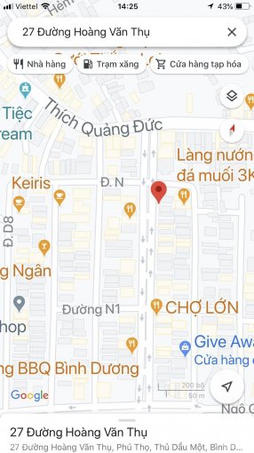 Căn nhà duy nhất mặt tiền Hoàng Văn Thụ, con đường kinh doanh vip nhất Bình Dương, mức giá: 14 tỷ