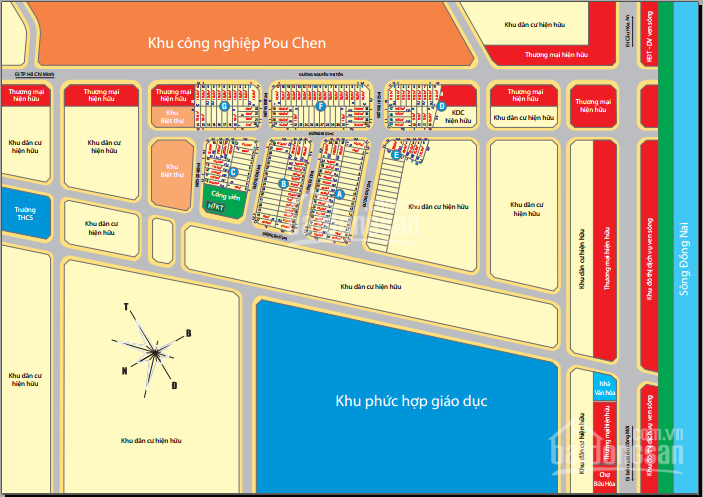 Bán đất sổ riêng KDC phường Bửu Hòa cách trung tâm Biên Hòa 1km chỉ 15,5 triệu/1m2