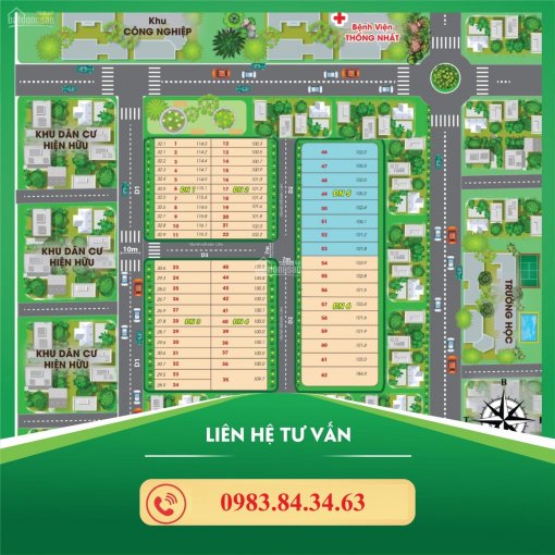Dự án Hưng Lộc, Đồng Nai, trung tâm hành chính huyện Thống Nhất
