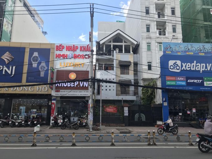 Bán Nhà mặt tiền đường Nguyễn Thị Thập, phường Tân Quy, Quận 7, 8x27m, kinh doanh đỉnh