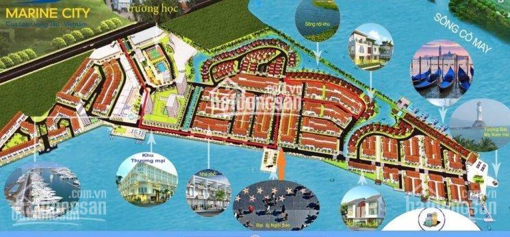 Hãy chọn đất nền để đầu tư sinh lời gấp 4 lần với dự án Marine City, TPVT, 100m2, giá 1,5 tỷ