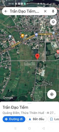 Bán đất thị trấn Sịa, Quảng Điền, Huế; DT 119m2 (7x17): 559 triệu