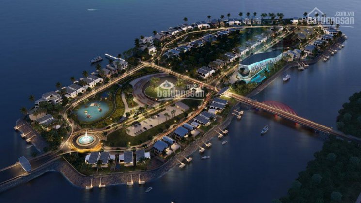 Cần tiền bán nền biệt thự dự án Đảo Hoa Sen trực diện view sông Lotus Island, giá tốt