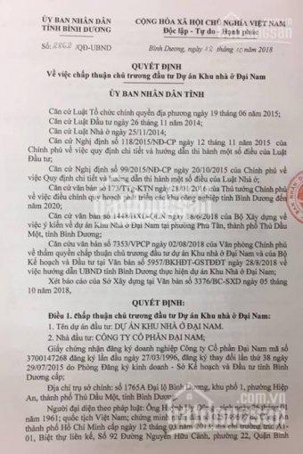 Bung ra block đẹp nhất KDC Đại Nam của Dũng Lò Vôi P. Phú Tân, TDM, giá 1.7 tỷ/100m2, SHR, TC 100%