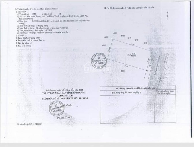 Bán đất giáo dục thành phố Dĩ An, có sổ riêng, quy mô khu dân cư hơn 1000 hộ dân