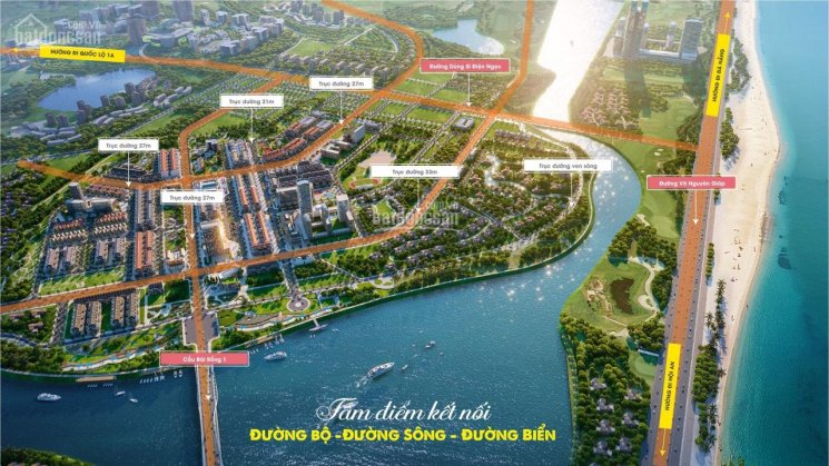 Đầu tư giai đoạn sơ khai khu đô thị mới 2021 ven sông Cổ Cò - Chỉ với 1,4 tỷ/lô điện âm