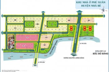 Bán nền biệt thự sổ đỏ cá nhân MT đường 12m KDC Cảng Sài Gòn DT (240m2) giá 40tr/m2. LH 0934179811