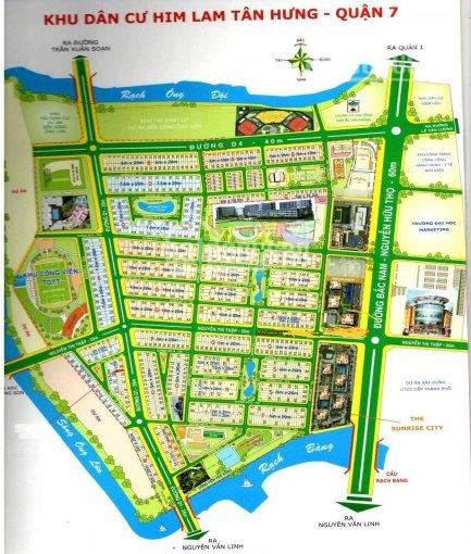 Bán đất mặt tiền đường Nguyễn Thị Thập khu Him Lam quận 7, DT 10x20m giá rẻ 0977771919