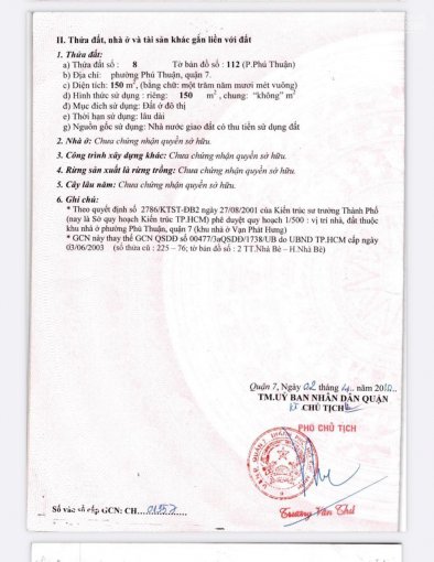 Bán đất KDC Phú Thuận La Casa Q7 - DT 150m2 giá 10.5 tỷ sổ hồng, LH 0901424068 Mr. Sơn