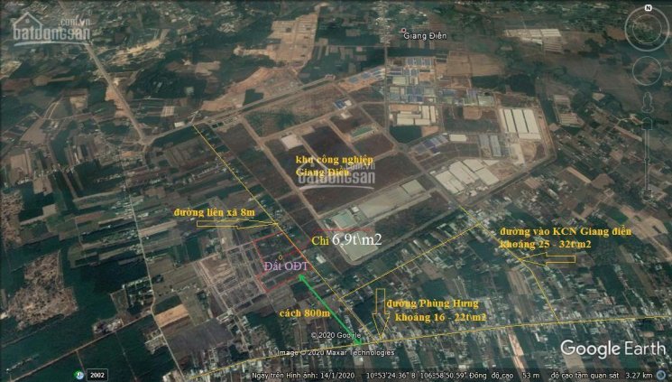 Đất Tam Phước, Biên Hòa, 100% thổ cư