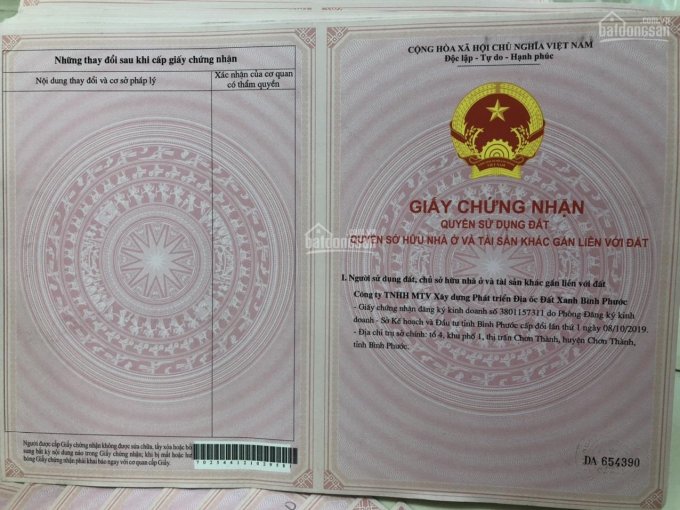 Đất nền trong khu đô thị cao cấp - sổ hồng đầy đủ