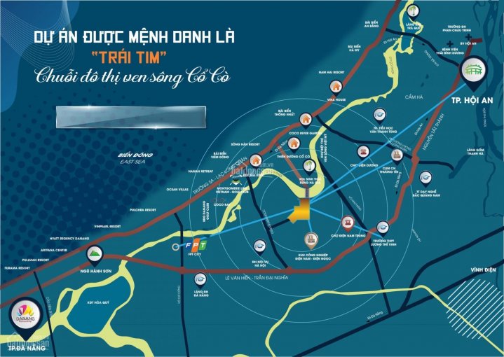 Đất biển Đà Nẵng,lô kề góc mặt tiền trục đường lớn 27m - Thuộc dự án mới sơ khai giai đoạn đầu tiên