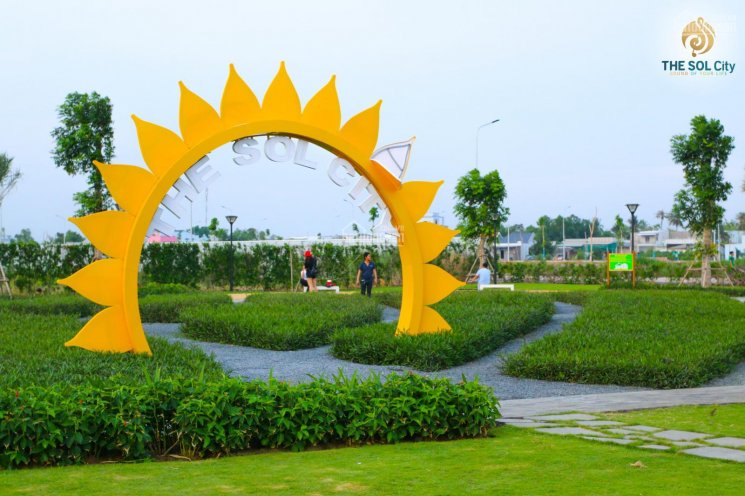 Dự án The Sol City ngay chợ Hưng Long, thuộc xã Long Thượng, H. Cần Giuộc, 1/500 DT: 5x15m, 2,6 tỷ