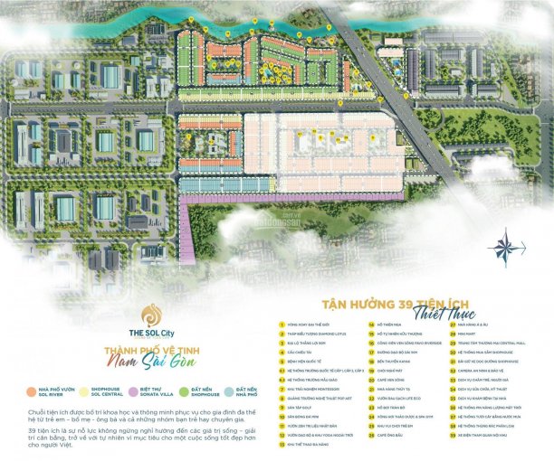 Cần sang lại gấp 2 lô đất The Sol City, mặt tiền chợ Hưng Long, Bình Chánh, giá 2.1tỷ, 0901762379