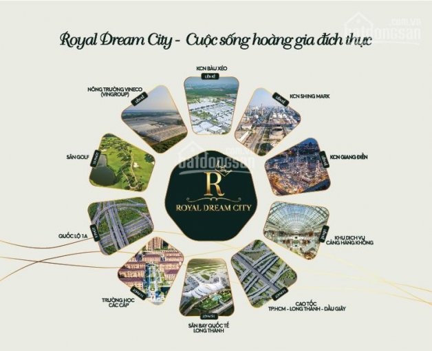 Chính chủ bán lại lô đất dự án Royal Dream City sân bay quốc tế Long Thành