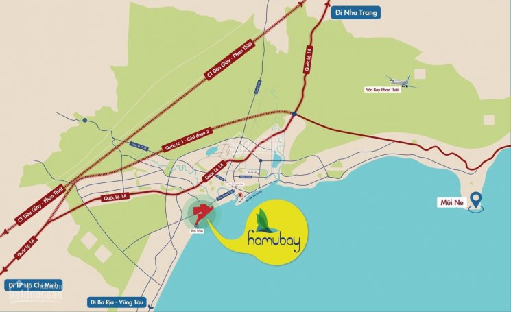 Hamubay - đất nền mặt biển trung tâm thành phố Phan Thiết - đón đầu hạ tầng x2 x3 tài sản