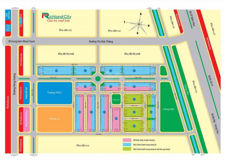 Dự án Richland Hiệp Phước - Nhơn Trạch , nơi lý tưởng cho nhà đầu tư sinh lợi nhuận, LH: 0903352656