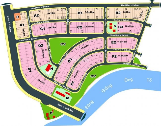 Bán đất dự án Văn Minh đối nhiện căn hộ The Sun Avenue Q2, DT 108 m2 giá 195 tr/m2, LH: 0916754123