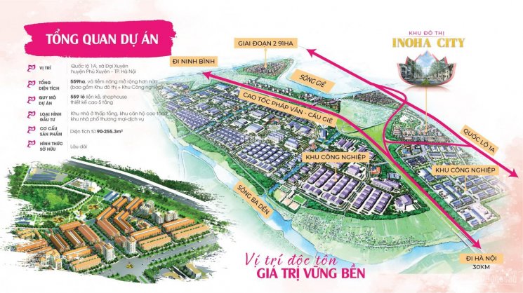 Trực tiếp CĐT mở bán dự án Inoha City Phú Xuyên, giá cực tốt cho nhà đầu tư. LH: 096.5859.654