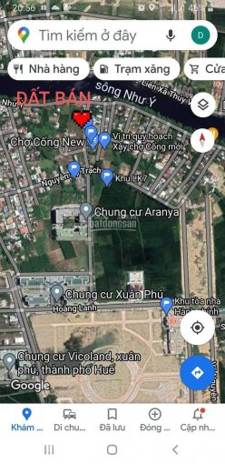 Đất chợ Cống Mới, 23 Dương Khuê, KQH Xuân Phú, TP. Huế, giá 35 tỷ, 143m2