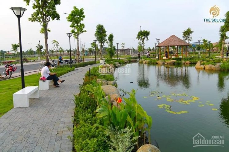 Cần sang lại gấp 2 lô đất The Sol City, mặt tiền chợ Hưng Long, Bình Chánh, giá 2.1tỷ, 0901762379